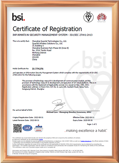 ISO/IEC 27001：信息安全管理体系